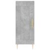 vidaXL Senkki betoninharmaa 34,5x34x90 cm tekninen puu