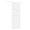 vidaXL Liukuovi ORKDAL 78 x 202 cm Tekninen puu valkoinen