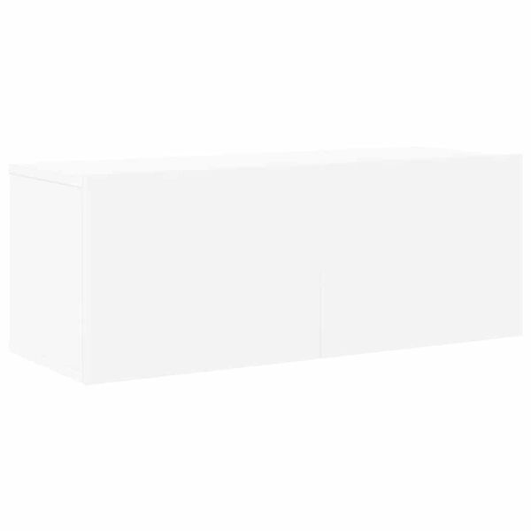 vidaXL 8-osainen TV-kaappisarja valkoinen tekninen puu