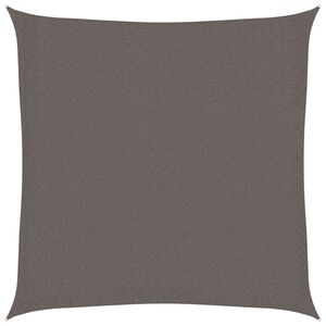 vidaXL Aurinkovarjo Purje HDPE Neli&ouml; 3.6x3.6 m Antrasiitti