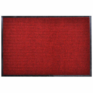 vidaXL Ovimatto punainen 90 x 120 cm PVC