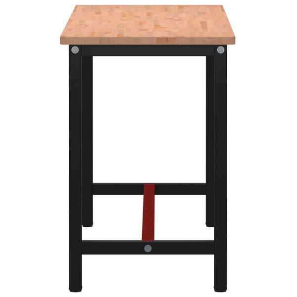 vidaXL Ty&ouml;p&ouml;yt&auml; ty&ouml;taso 150x55x81,5 cm t&auml;ysi py&ouml;kki metalli