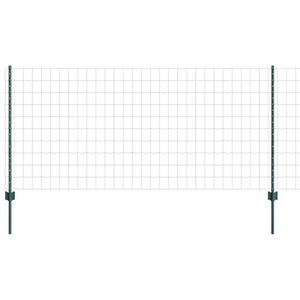 vidaXL Euroaita with Post 25 x 1 m PVC-pinnoitettu ter&auml;s Vihre&auml; Verkko