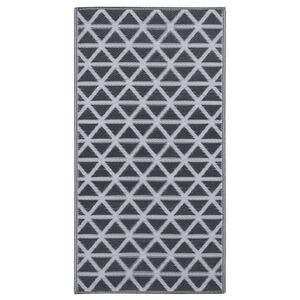 vidaXL Ulkomatto ARAKIL Musta 120x180 cm PP