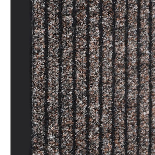 vidaXL Ovimatto raidallinen beige 60x80 cm