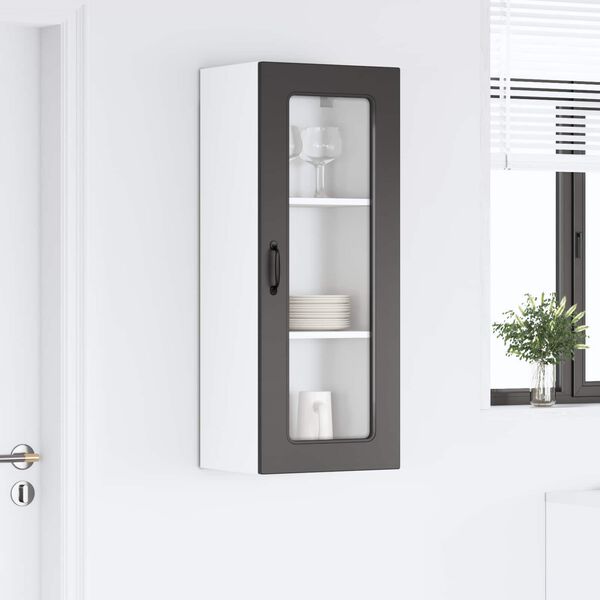 vidaXL Keitti&ouml;kaappi Kalmar Musta 40 x 31 x 100 cm Tekninen puu