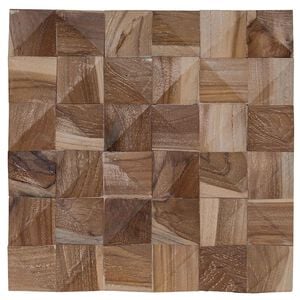 vidaXL Sein&auml;paneeli 11 kpl Luonnollinen 30 x 30 x 2 cm