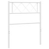 vidaXL Metallinen vaihtop&auml;&auml;ty valkoinen 100 cm