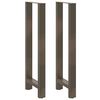 vidaXL Baarip&ouml;yd&auml;n jalat, luonnonv&auml;rinen ter&auml;s, 2 kpl, 40 x (110-111) cm, ter&auml;s