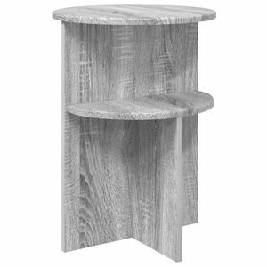 vidaXL Sivup&ouml;yt&auml; Harmaa sonoma &Oslash; 39,5 x 55 cm Tekninen puu
