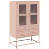 vidaXL Kaappi pinkki 68x39x111,5 cm ter&auml;s