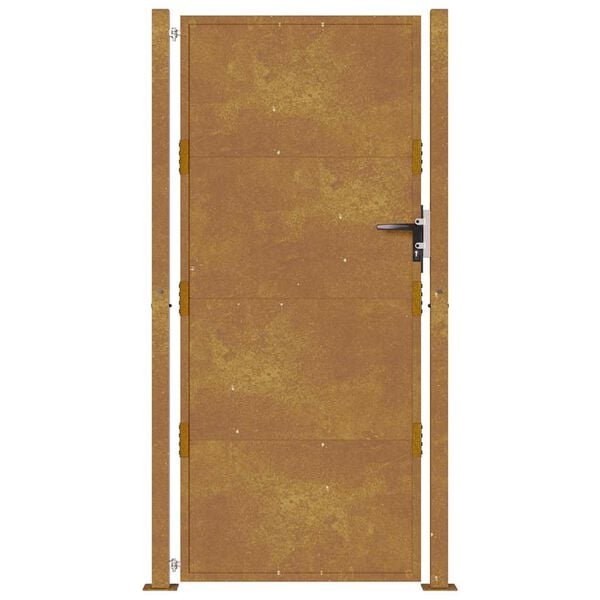 vidaXL Puutarhaportti 100x200 cm Corten-ter&auml;s