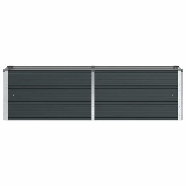 vidaXL Kukkalaatikko Antrasiitti 160 x 40 x 45 cm Ter&auml;s