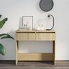 vidaXL Konsolipöytä Sonoma-tammi 89x41x76,5 cm tekninen puu