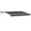 vidaXL Manuaalinen markiisin runko LED-valoilla 2,5 x 2 m