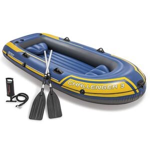Intex Challenger 3 T&auml;ytett&auml;v&auml; Kumivene Airoilla ja Pumpulla 68370NP