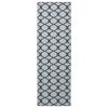 vidaXL Mattojuoksija ORIZ 1150 gsm Musta verkko-kuosi