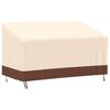 vidaXL 3-istuttava Penkinsuoja beige 159x84x56/81 cm 600D Oxford