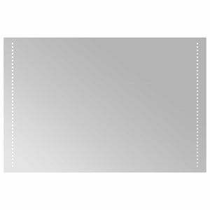 vidaXL LED kylpyhuonemirror L&auml;pin&auml;kyv&auml; 90 x 60 cm karkaistu lasi