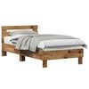 vidaXL S&auml;ngyn runko Vanha puu 193 x 95 x 88 cm Tekninen puu