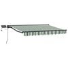 vidaXL Manuaalinen markiisin runko LED-valoilla 3,5 x 2,5 m