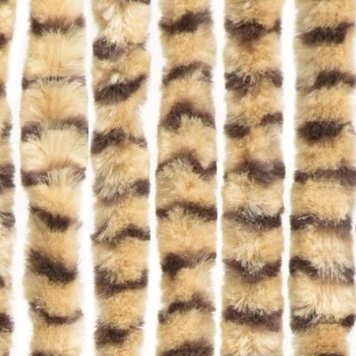 vidaXL Hyönteisverho beige ja ruskea 100x200 cm chenille