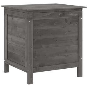 vidaXL Ulkos&auml;ilytyslaatikko antrasiitti 50x49x56,5 cm t&auml;ysi kuusi