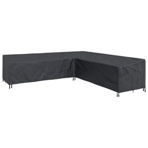 vidaXL Huonekalusuojus 325 x 325 x 80 cm 420D Oxford-kangas L-muoto