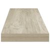 vidaXL Kelluvat sein&auml;hyllyt 2 kpl tammi 90x23,5x3,8 cm MDF