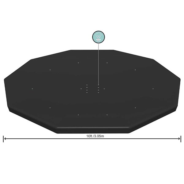 Bestway Uima-altaan suoja Flowclear 305 cm
