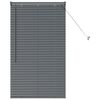 vidaXL Venetsialaiset Verhot Tummanharmaa 130 x 70 cm Alumiini