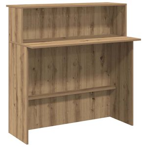 vidaXL Vastaanottop&ouml;yt&auml; k&auml;sity&ouml;l&auml;inen tammi 100x50x103,5 cm