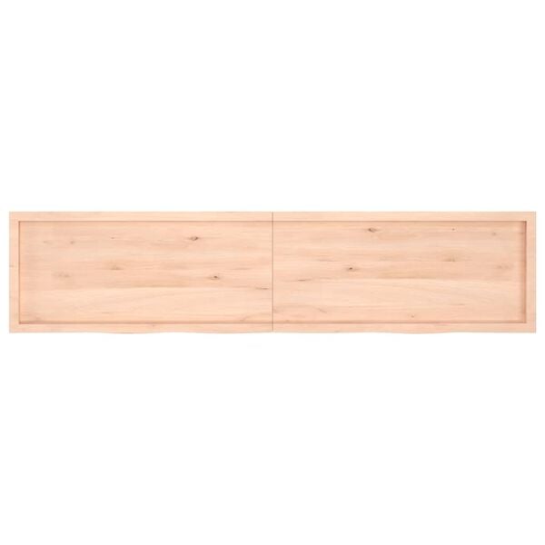 vidaXL P&ouml;yt&auml;levy 220x50x(2-6) cm k&auml;sittelem&auml;t&ouml;n t&auml;ystammi