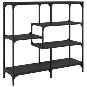 vidaXL Konsolip&ouml;yt&auml; musta 103x32x95 cm tekninen puu