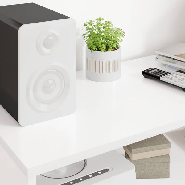 vidaXL TV-kaappi Valkoinen 100 x 35 x 40 cm Tekninen puu