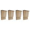 vidaXL Lepakkokopit 4 kpl 22 x 12 x 34 cm puu
