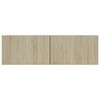 vidaXL TV-tasot 4 kpl Sonoma-tammi 100x30x30 cm tekninen puu