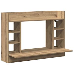 vidaXL Sein&auml;kiinnitett&auml;v&auml; P&ouml;yt&auml; artesaani tammi 105 x 48 x 75 cm