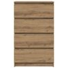vidaXL Senkki Artisan Oak 60x35x98,5 cm Engineered Wood