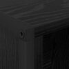 vidaXL Kirjahylly 2 pcs Musta tammi. 99,5 x 30 x 108 cm Tekninen puu