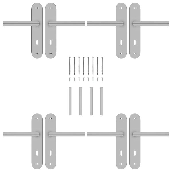 vidaXL Ovenkahvasarja 2 sarjaa BB-lukitus ruostumaton ter&auml;s