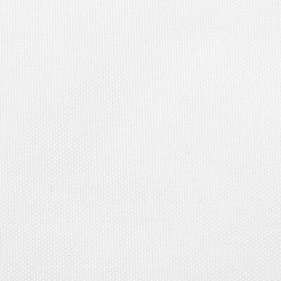 vidaXL Aurinkopurje Oxford-kangas kolmio 4x4x4 m valkoinen