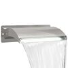 vidaXL Uima-altaan vesiputous LED-valolla Ruostumaton ter&auml;s 304