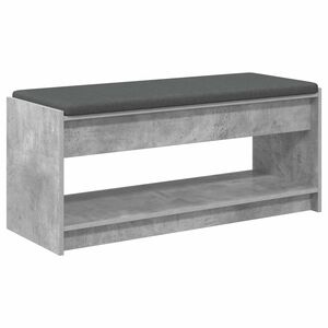 vidaXL Halli penkki Betoni Harmaa 103 x 38 x 45 cm