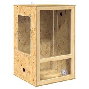 vidaXL Terrarium Ruskea 50 x 50 x 80 cm OSB