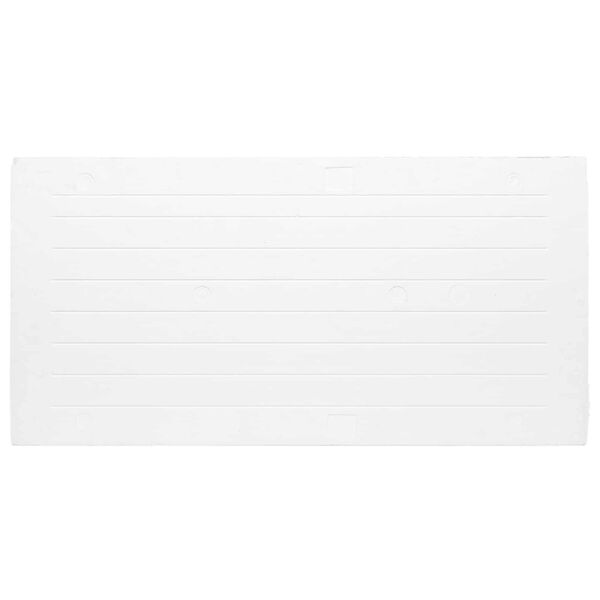 vidaXL Sein&auml;paneelit 10 pcs Vaaleanharmaa ja valkoinen 100 x 50 cm