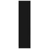 vidaXL Vaatekaappi musta 50x50x200 cm tekninen puu