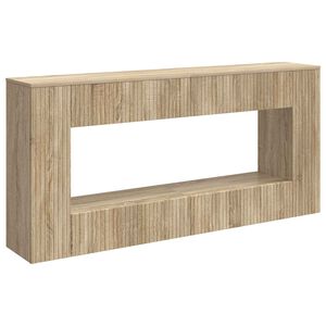 vidaXL Konsolip&ouml;yt&auml; Sonoman tammi 155 x 29 x 74 cm K&auml;sitelty puu