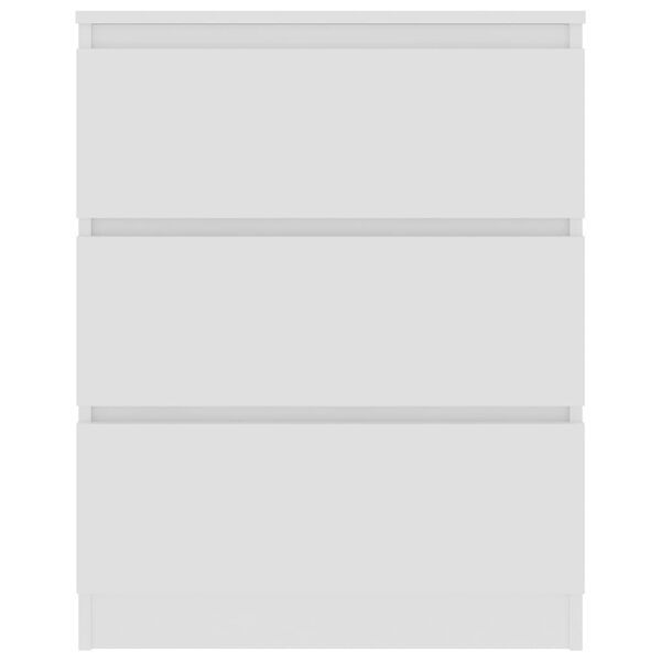 vidaXL Senkki valkoinen 60x35x76 cm tekninen puu