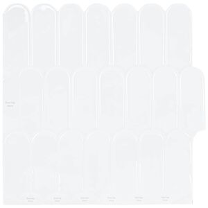 vidaXL H&ouml;yhen laatta 50 kpl valkoinen 30 x 30 cm Polyuretaani ja PET